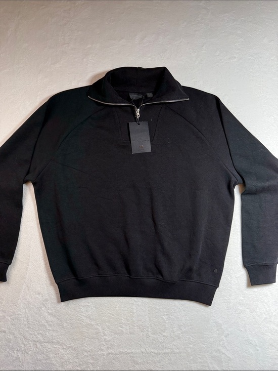 Pull&Bear Other - Pull&Bear Black Label Men's Black Half-Zip Sweater